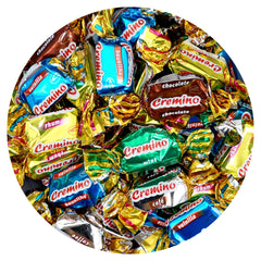 THE HAMPTON CANDY COMPANY Arcor front packaging showing mixed toffee assortment and weight