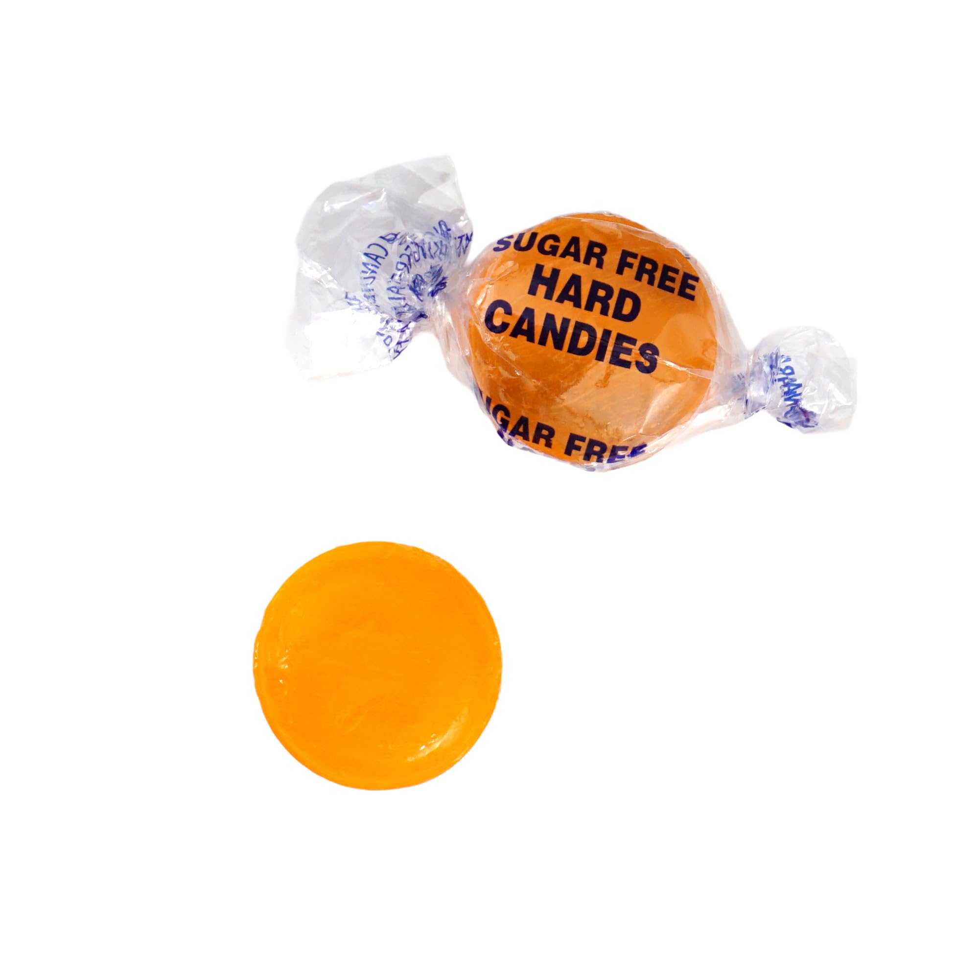 THE HAMPTON CANDY COMPANY detail of butterscotch candy surface highlighting smooth texture