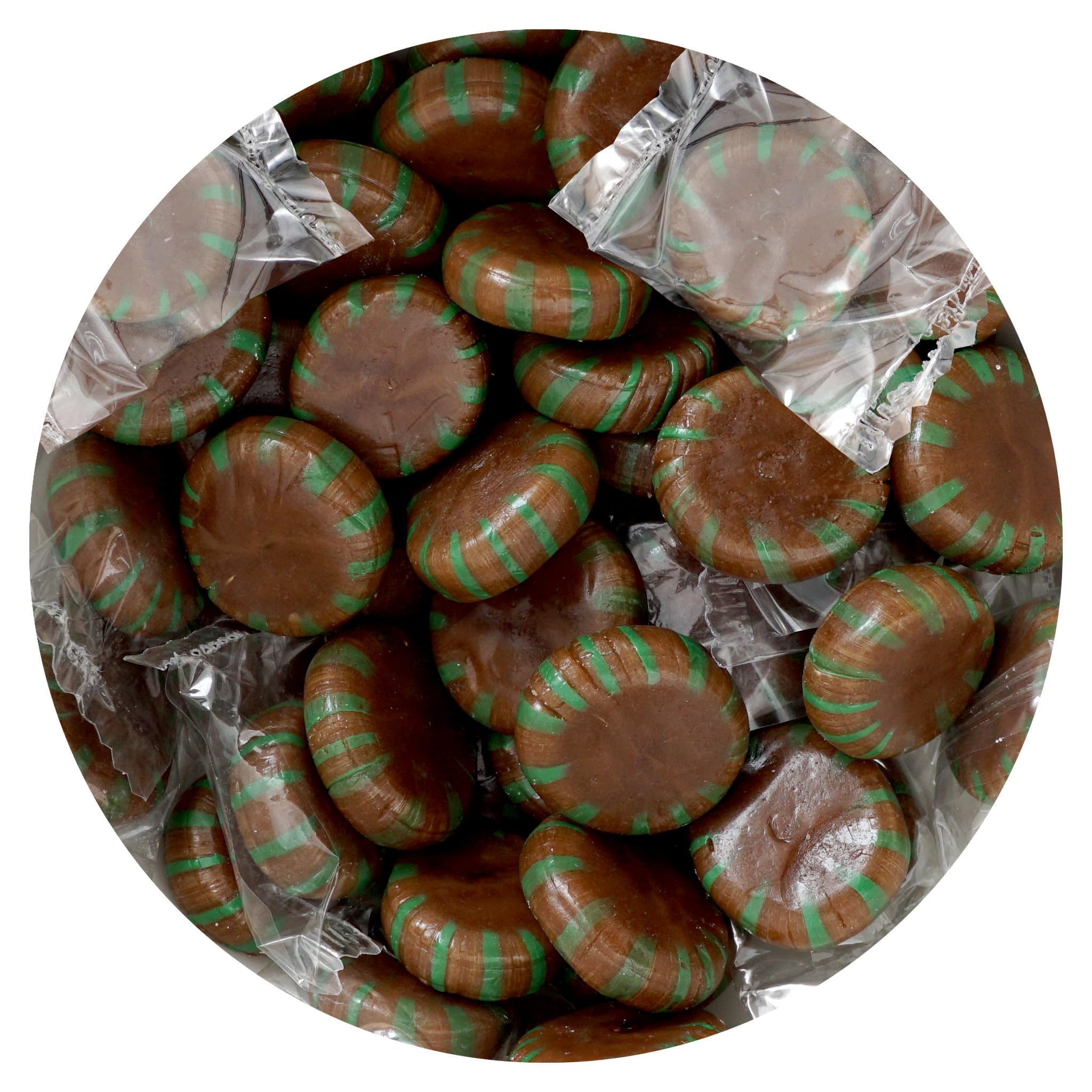 THE HAMPTON CANDY COMPANY front packaging showing two-pound bag and product benefit