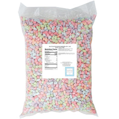 THE HAMPTON CANDY COMPANY close-up of dehydrated marshmallow texture, highlighting colorful detail and crunch