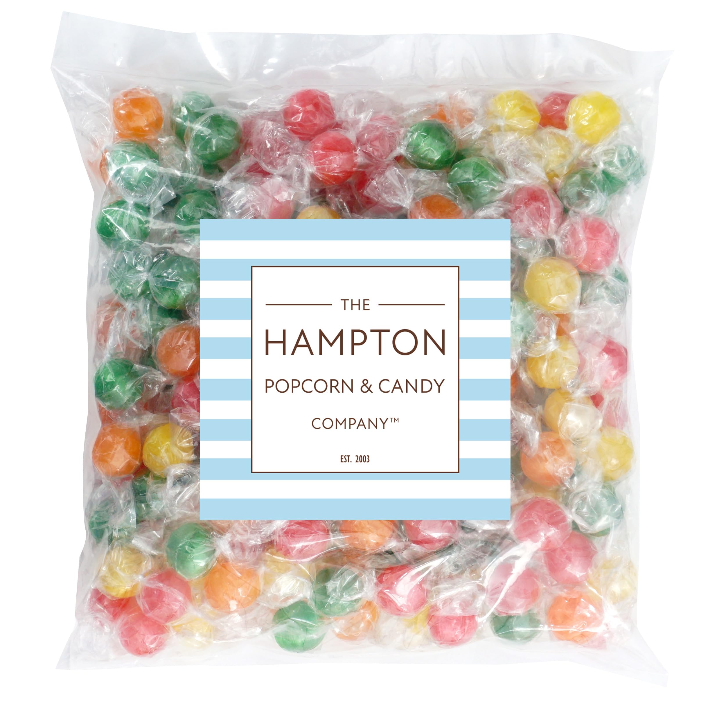 THE HAMPTON CANDY COMPANY close-up of candy texture highlighting sour sugar coating benefit