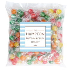 THE HAMPTON CANDY COMPANY close-up of candy texture highlighting sour sugar coating benefit