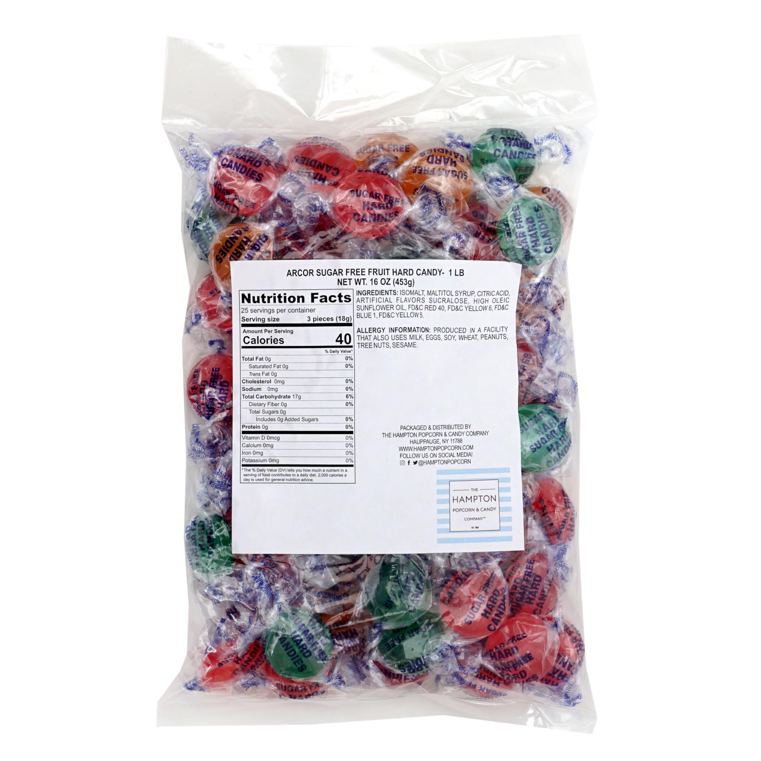 THE HAMPTON CANDY COMPANY close-up of individually wrapped pieces highlighting freshness