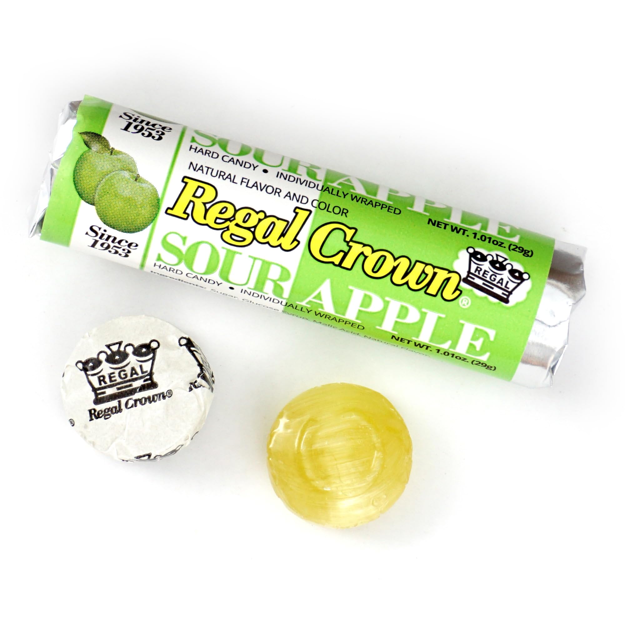 THE HAMPTON CANDY COMPANY open roll with individually wrapped pieces showing easy portioning benefit