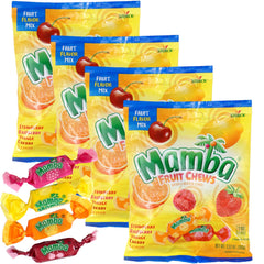 THE HAMPTON CANDY COMPANY front packaging showing four 3.52 oz bags and clear branding for easy identification