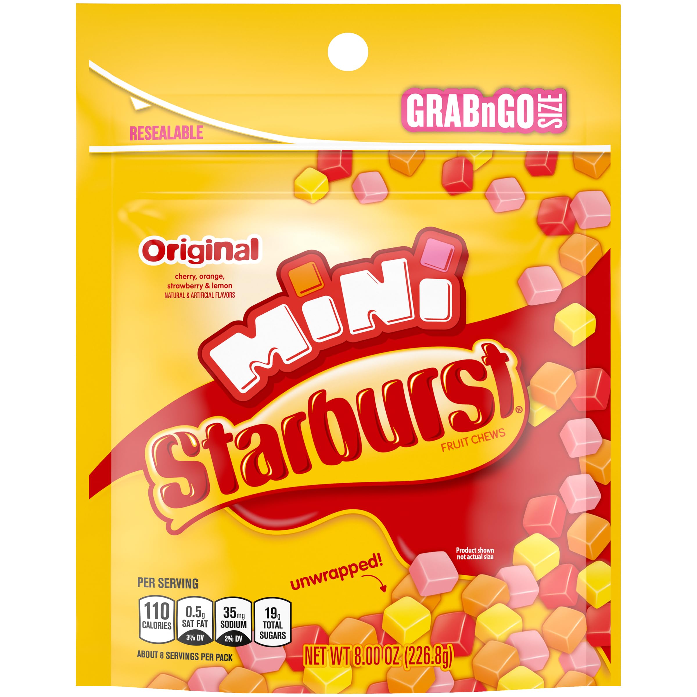 the hampton candy company close-up of mini chew texture and vibrant colors for visual appeal