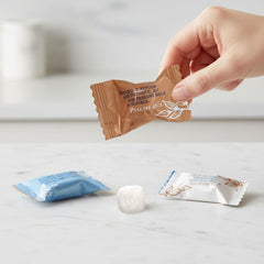 THE HAMPTON CANDY COMPANY mint held in hand reveals true size for portioning