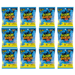 THE HAMPTON CANDY COMPANY front packaging showing blue raspberry bags and branding