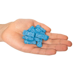 THE HAMPTON CANDY COMPANY hand holding bag showing portable 3.6 oz size