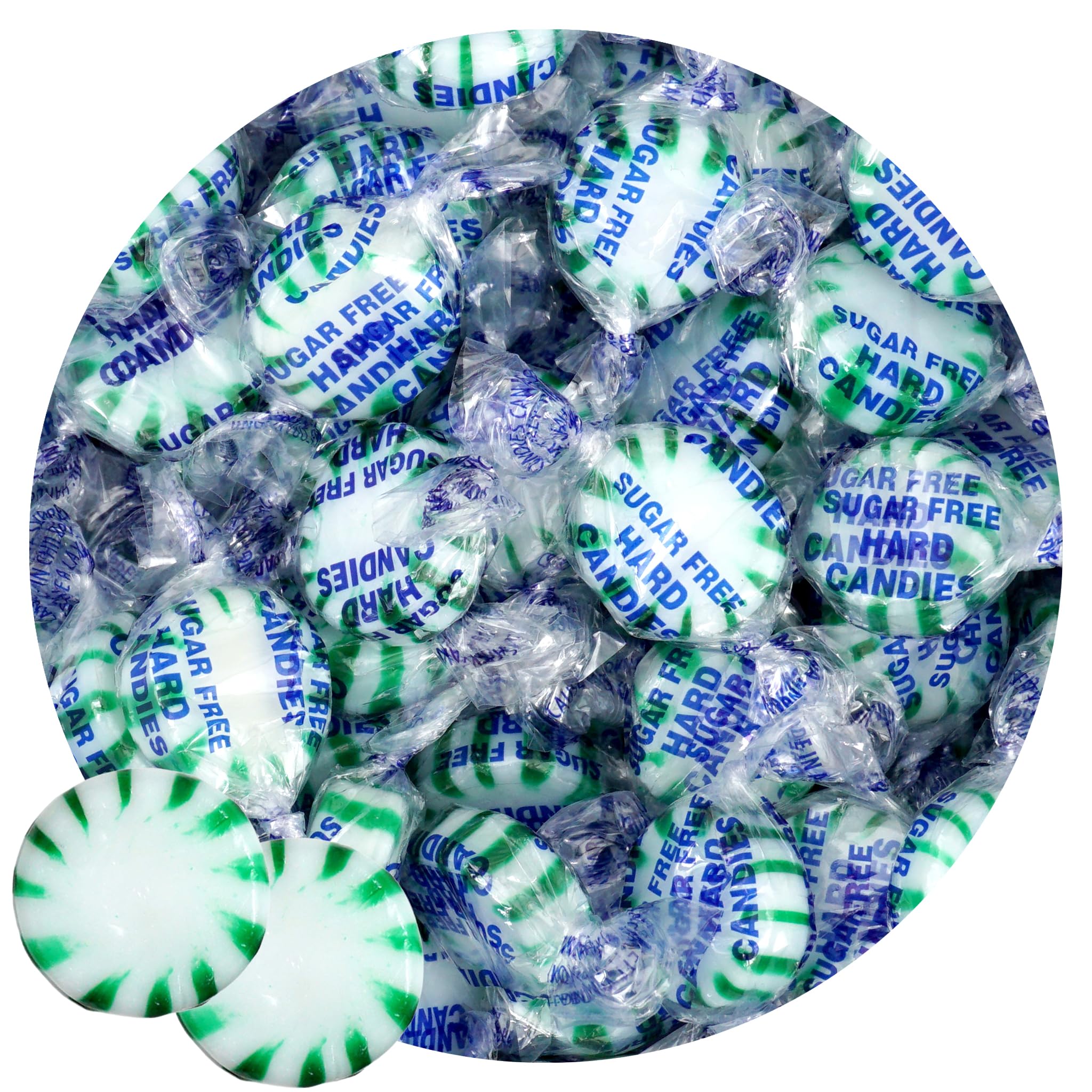 THE HAMPTON CANDY COMPANY front packaging showing 2 lb bag and branding benefit convenience
