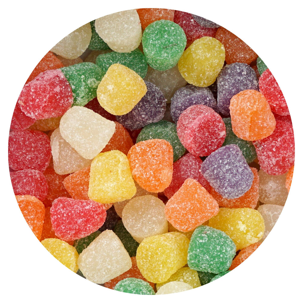 THE HAMPTON CANDY COMPANY front bag showing 2 lb bulk and flavor variety benefit