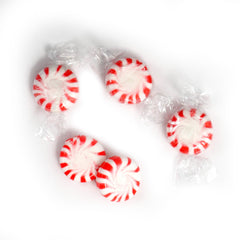 THE HAMPTON CANDY COMPANY mints displayed in a candy dish for office or store use