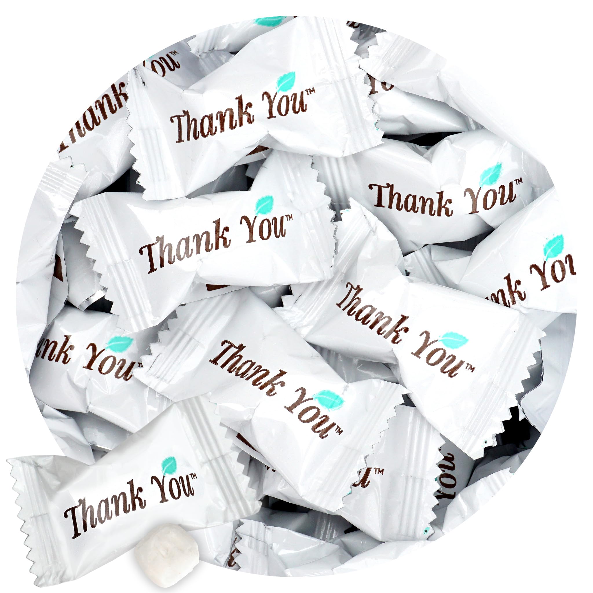 THE HAMPTON CANDY COMPANY front bag view shows clear branding and portion size benefit