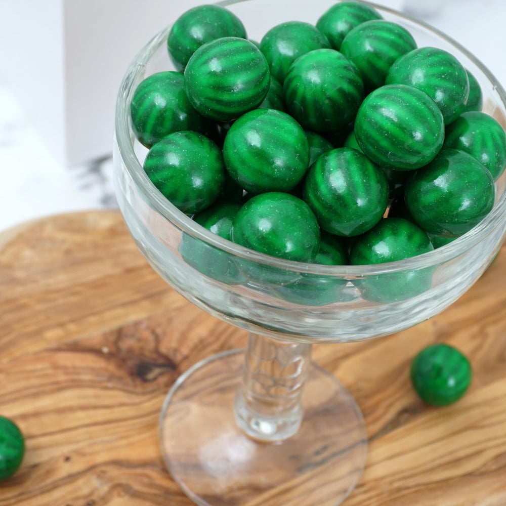 THE HAMPTON CANDY COMPANY gumballs loaded in machine ready to dispense for fun