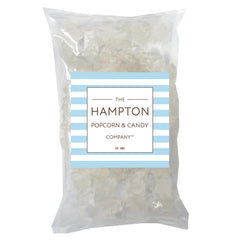 THE HAMPTON CANDY COMPANY rock candy string held in hand to show size and convenience