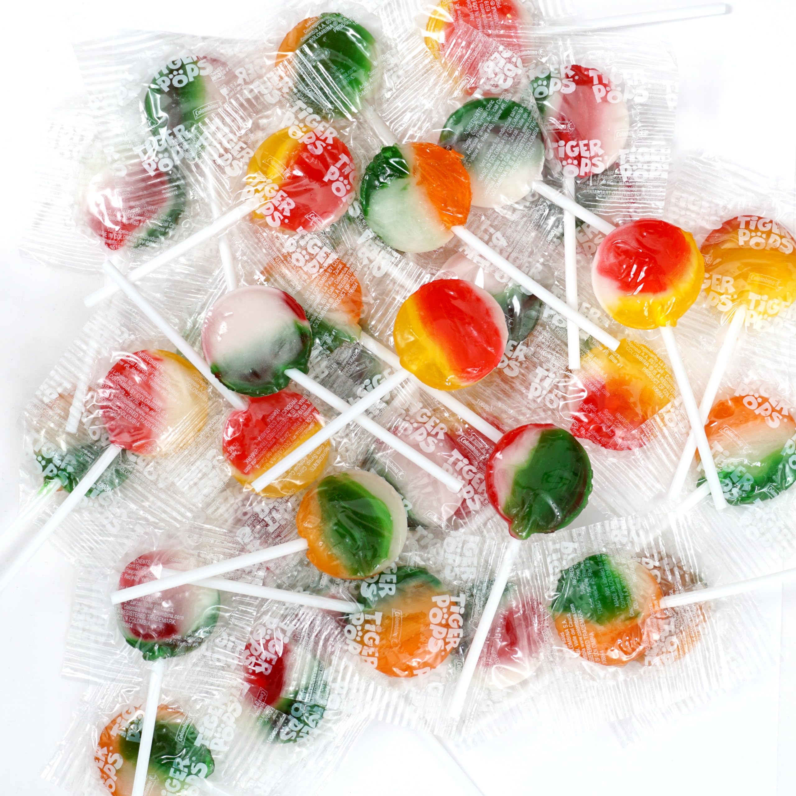 THE HAMPTON CANDY COMPANY lollipop in hand for scale showing compact size and portion control