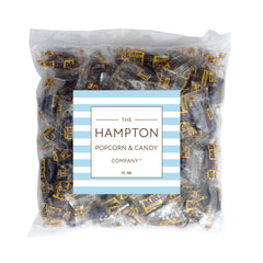 THE HAMPTON CANDY COMPANY close-up of barrel texture highlighting rich root beer look