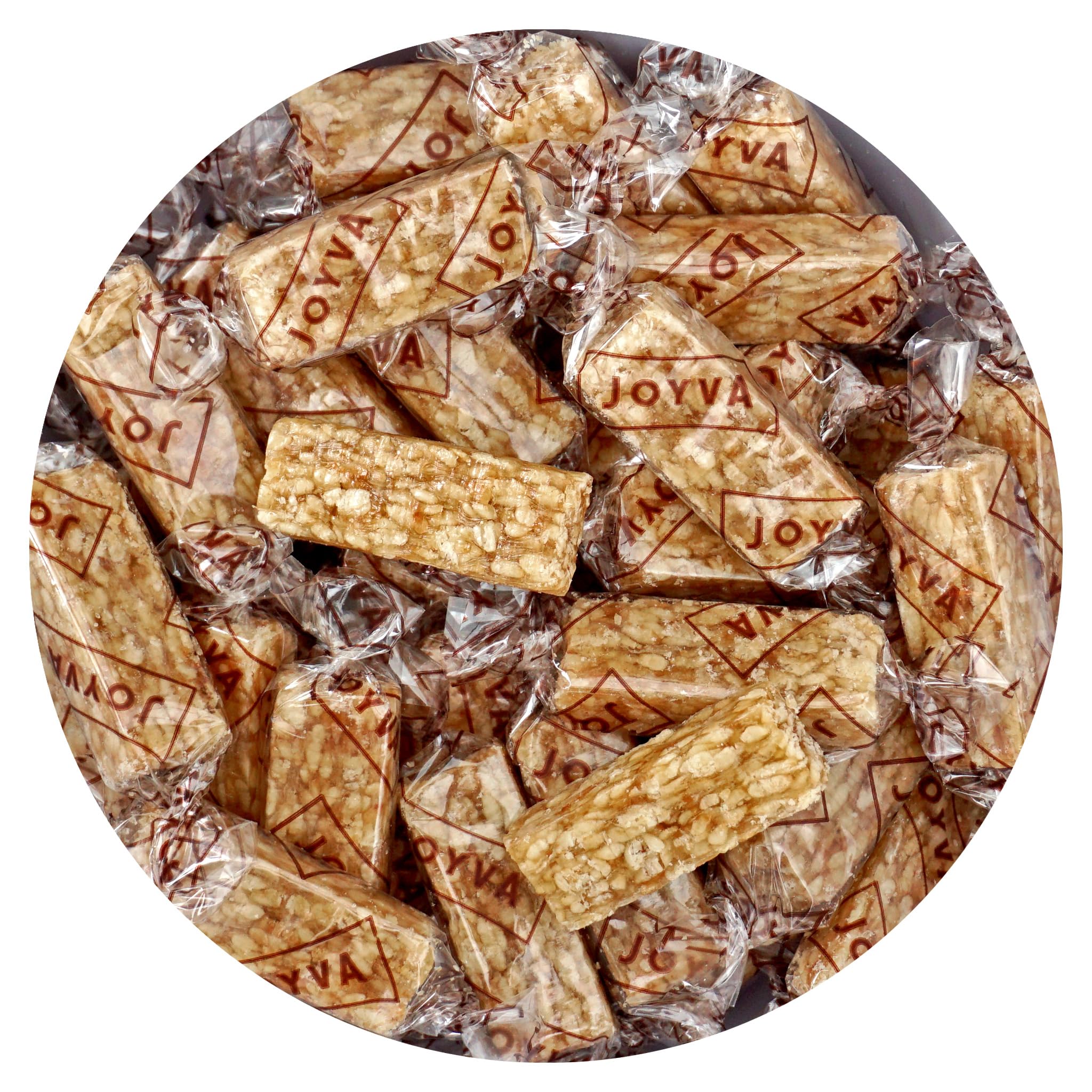 THE HAMPTON CANDY COMPANY front bag view showing 2 pound bulk and convenience