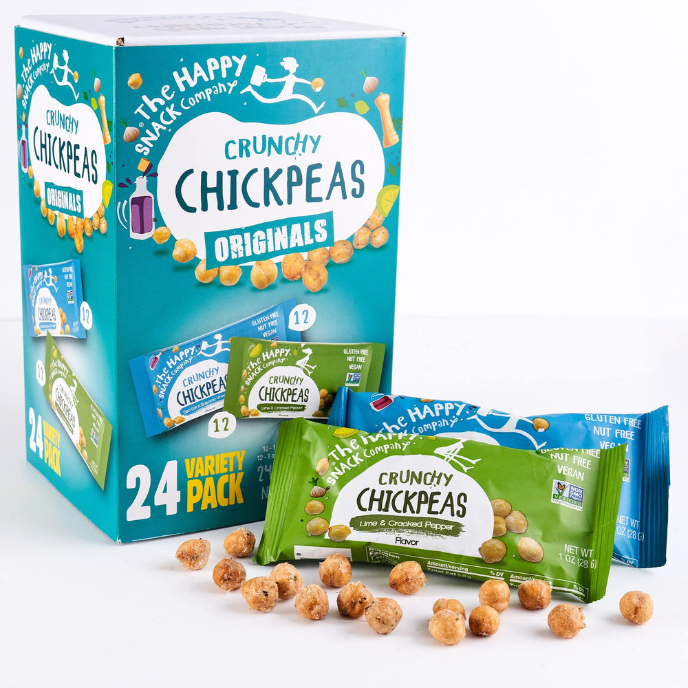 The Happy Snack Company sea salt and balsamic bag close-up highlighting bold flavor