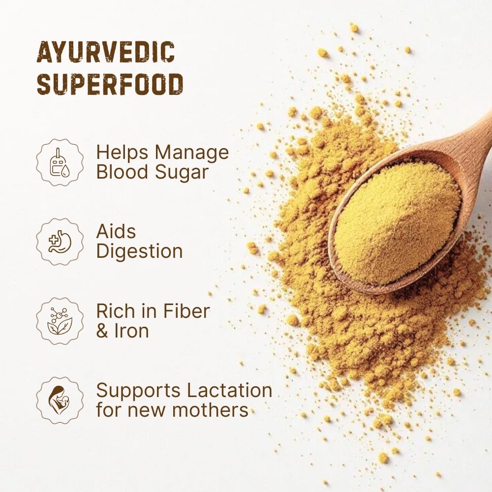 THE HOLLY TREE fenugreek powder in bowl with whole seeds, highlights whole-seed sourcing