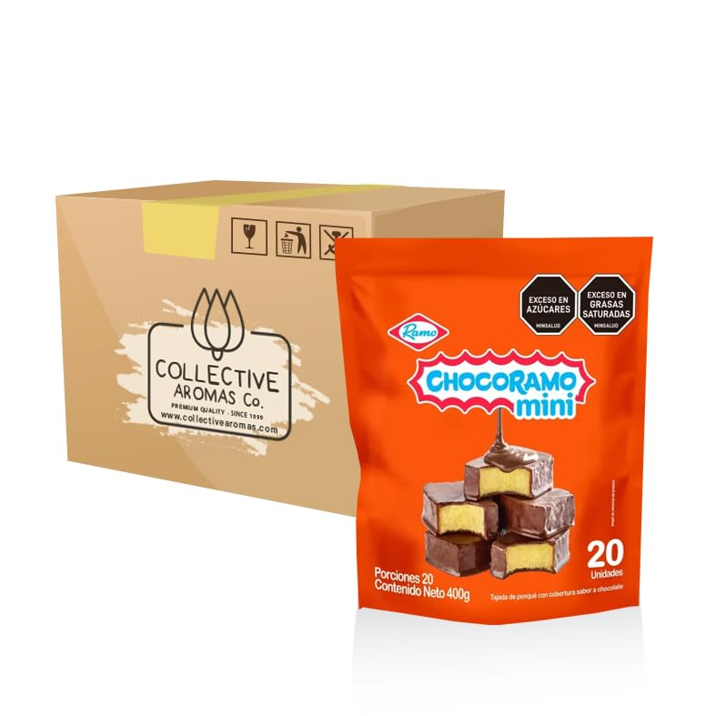 THE HONEST PRICE STORE unwrapped Ramo Chocoramo Mini cake showing chocolate coating and soft interior