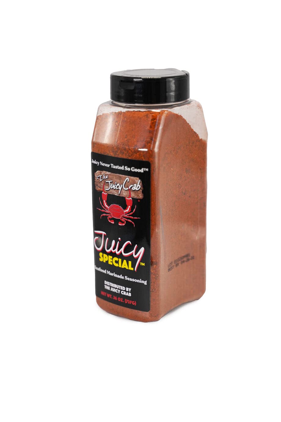 THE JUICY CRAB fine red powder close-up showing texture, ensures even coating