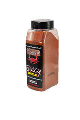 THE JUICY CRAB fine red powder close-up showing texture, ensures even coating