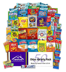 The LakeHouse front box packaging showing full snack assortment and gifting appeal