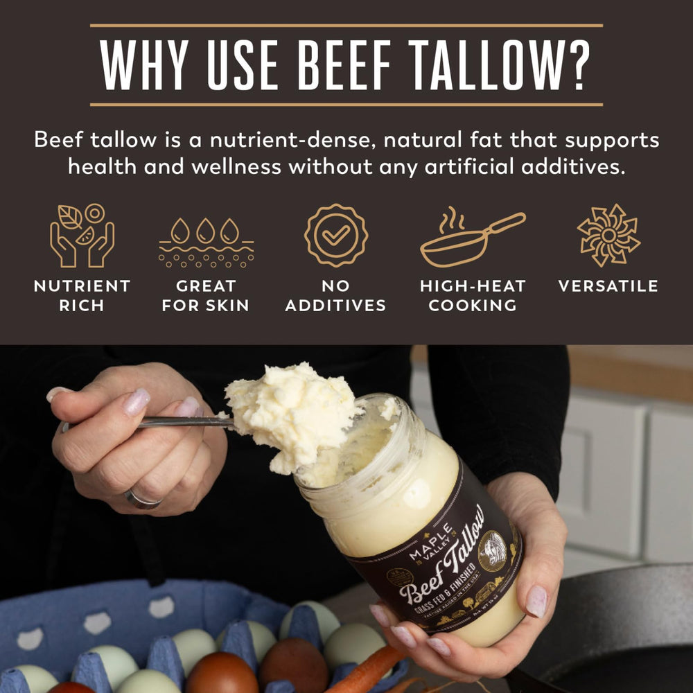 The Maple Valley label close-up highlighting grass-fed single-ingredient trust