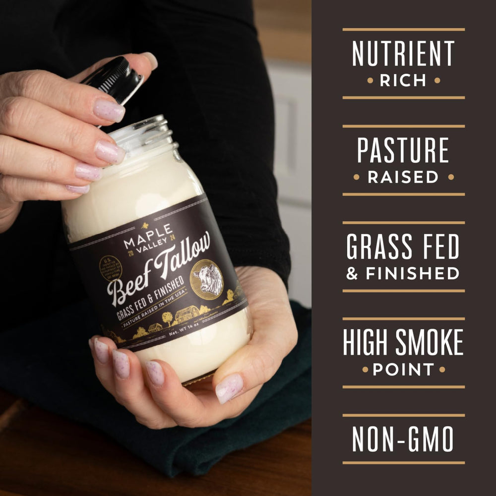 The Maple Valley spoon scooping soft tallow for quick melting benefit