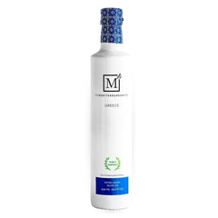 The Mediterranean Dish front bottle of agoureleo showcasing vibrant green color and freshness
