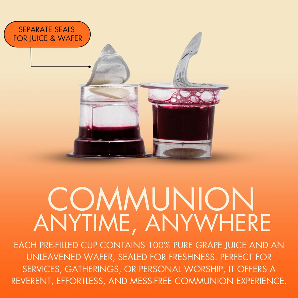 The Miracle Meal cups on serving tray demonstrating hygienic, contactless distribution