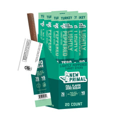 The New Primal front packaging showing 20-count for easy storage