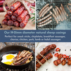 THE NEW ZEALAND CASINGS CO close-up of lamb casing texture and breathability