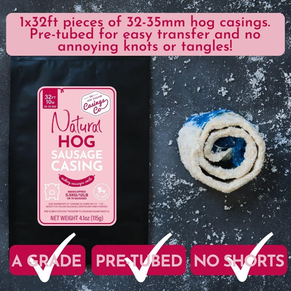 THE NEW ZEALAND CASINGS CO close-up of soft tube making threading effortless