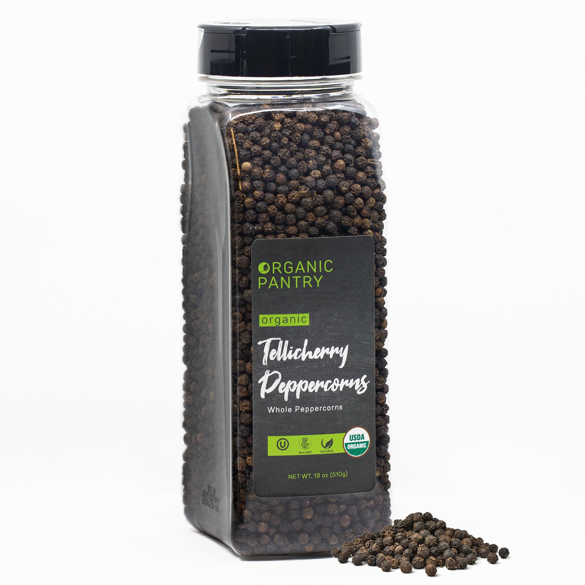 THE ORGANIC PANTRY 18 oz tub front view showing premium packaging and quantity benefit