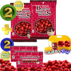 The Original Boston Baked Beans front packaging showing colorful candy and weight for easy selection