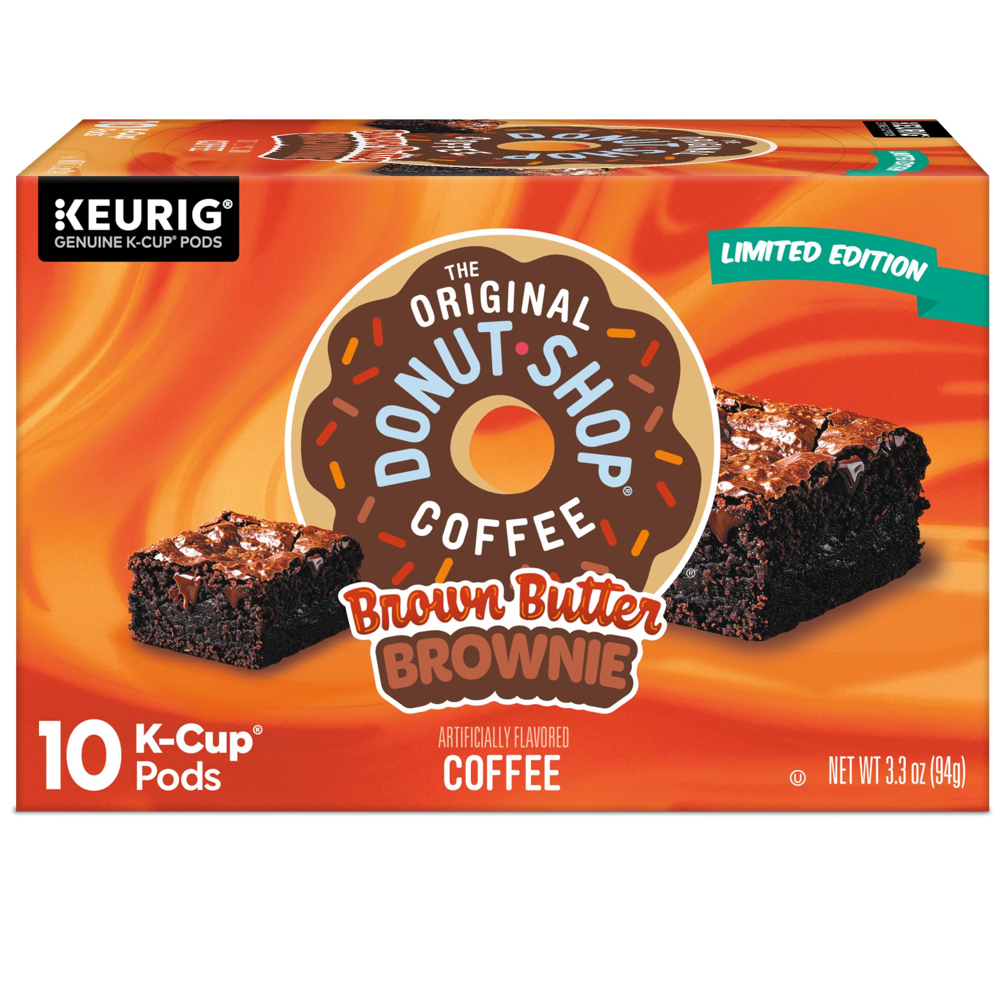 The Original Donut Shop brewed cup steaming hot to show rich brown-butter aroma