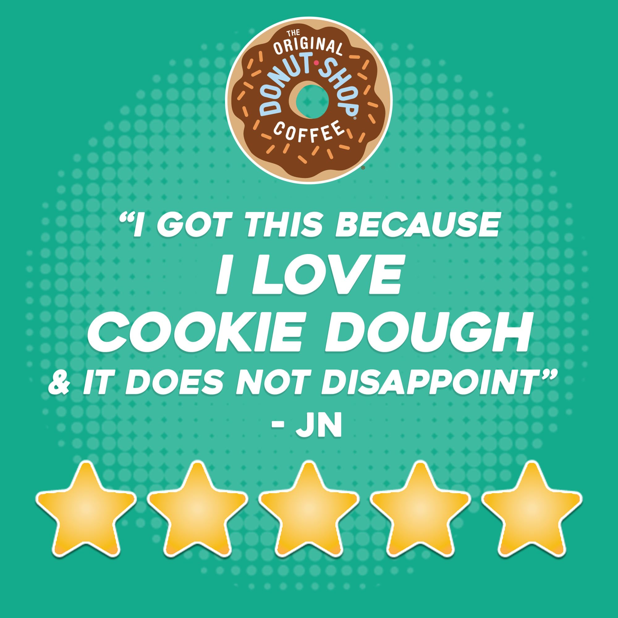 The Original Donut Shop open box revealing sixty pods showing convenience benefit