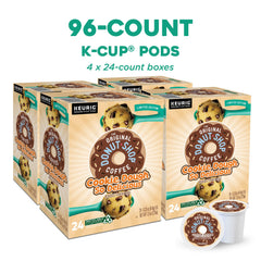Close-up of The Original Donut Shop K-Cup pod highlighting flavor seal and freshness
