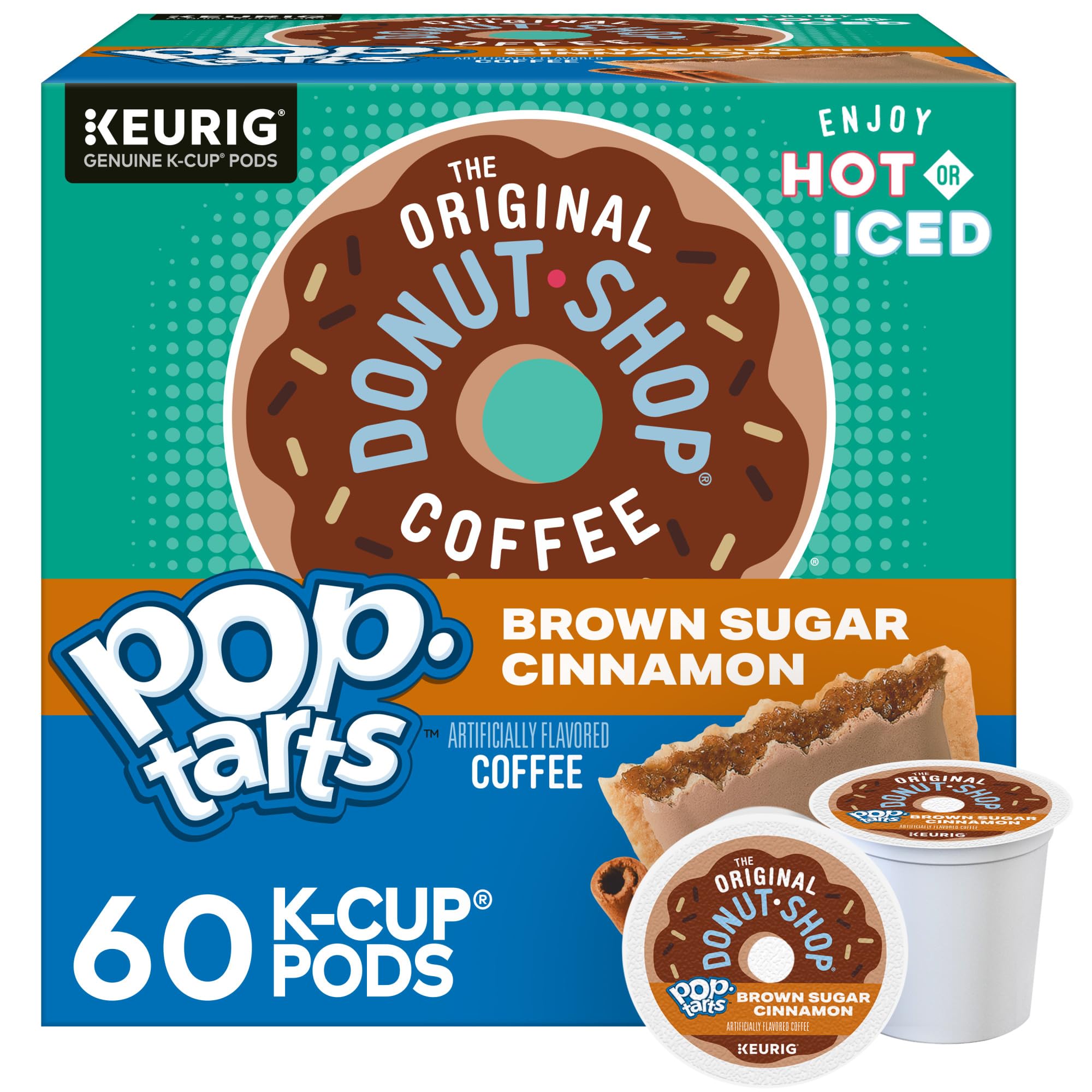 The Original Donut Shop front box 60ct showing product and convenience