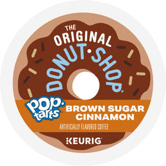 The Original Donut Shop pouring iced coffee over ice for a refreshing treat