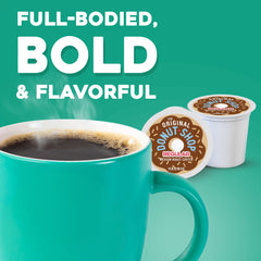 Close-up of freshly ground beans for The Original Donut Shop indicating rich aroma