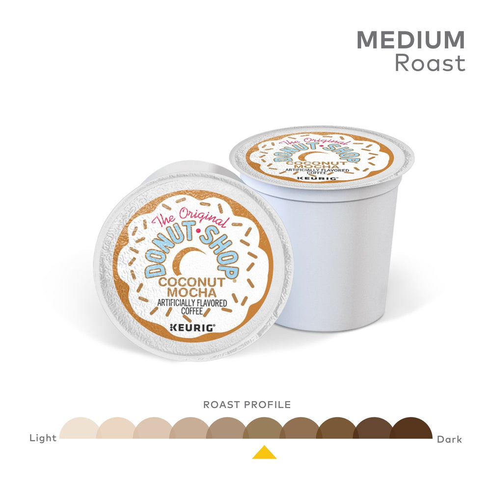The Original Donut Shop single pod close-up highlighting easy Keurig use