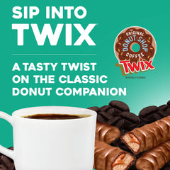 The Original Donut Shop brewed cup with crema conveying dessert-style caramel benefit