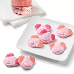 The Penny Candy Store close-up of gummy pig texture highlighting soft chew
