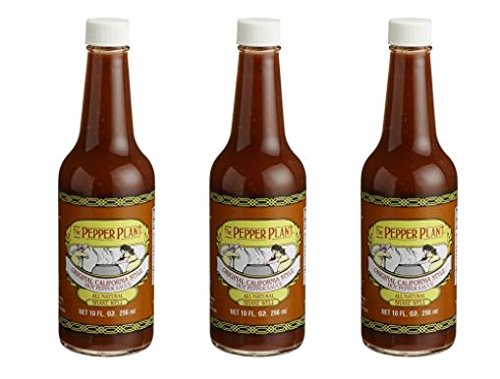 The Pepper Plant bottle front view showing label and easy-pour cap for consistent flavor