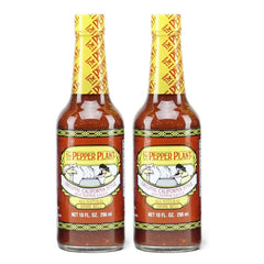 The Pepper Plant front label view showing bottle and product benefit of bright flavor