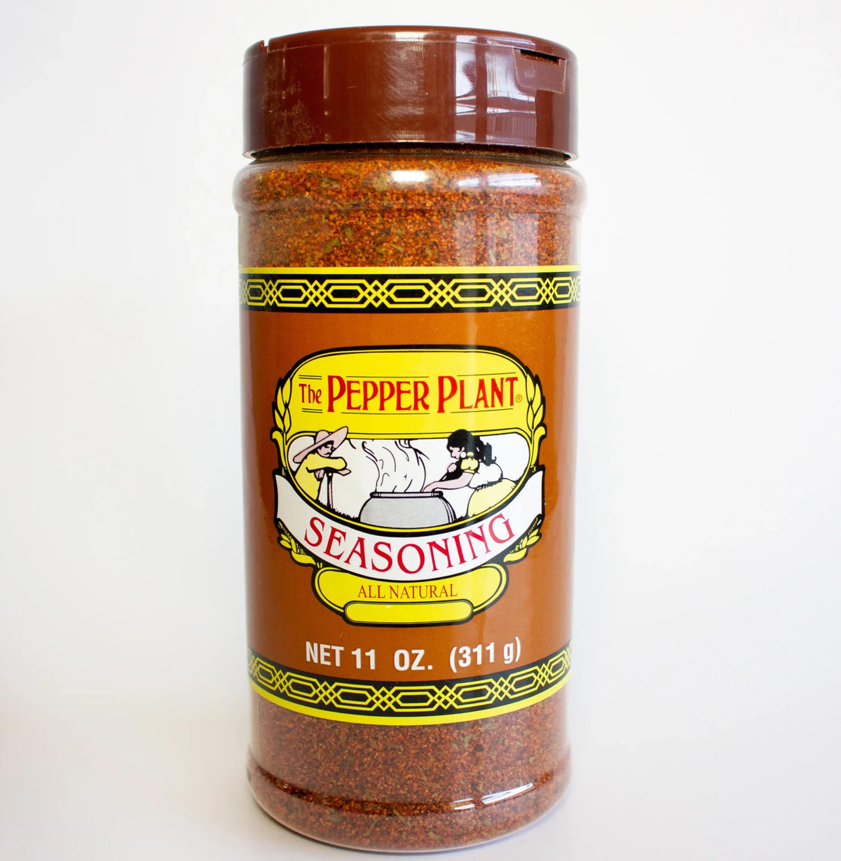 The Pepper Plant jar front packaging showing label and ready-to-use seasoning benefit