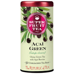The Republic of Tea front packaging showing product and benefits